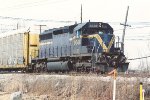 Vehicle train eases south